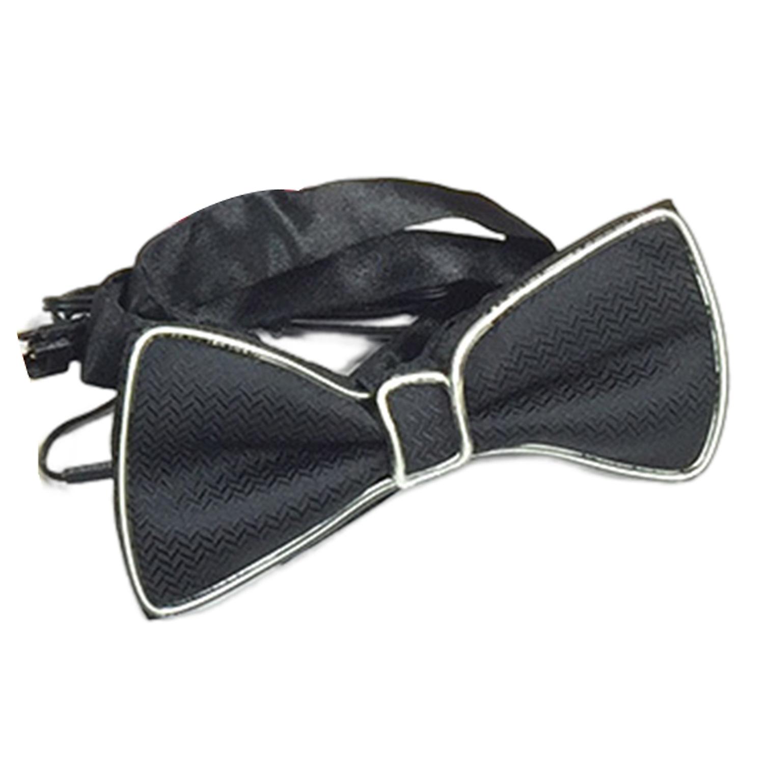 LED Light Up Bow Tie with Flashing Modes Adjustable Long-lasting Wide Application Bow Tie Prom Dress