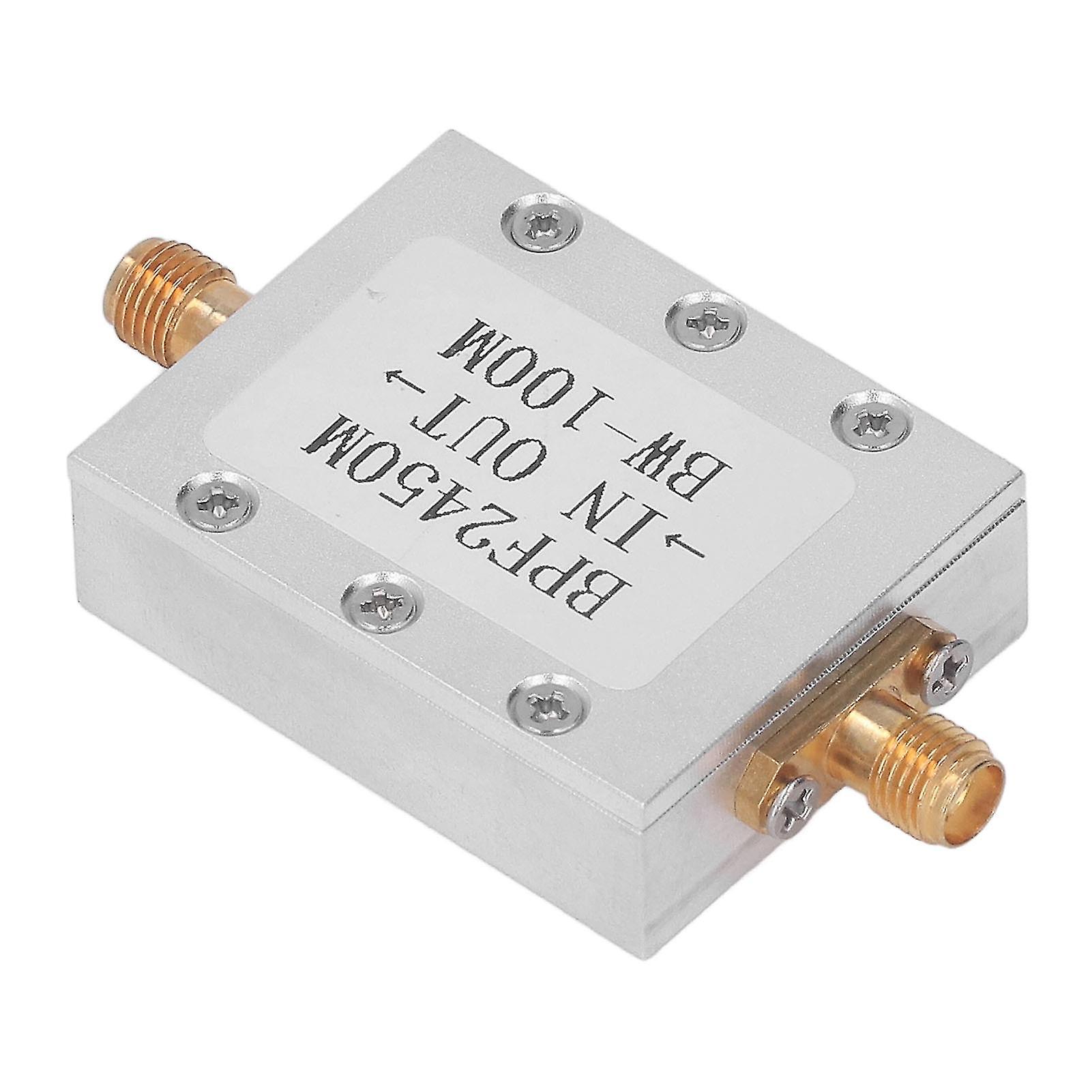 Bandpass Filter 2.4G 2450MHz Low Loss SMA Interface Bandpass Filter Module for WiFi BLE 