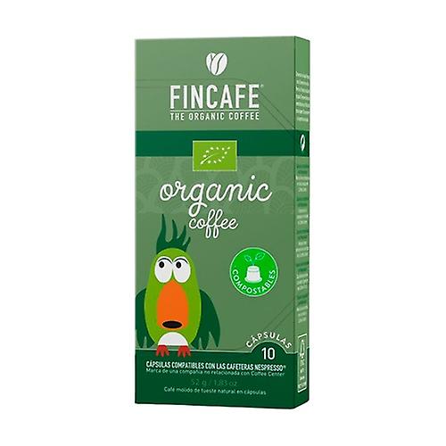 Organic coffee in compostable capsules 10 units of 5.2g
