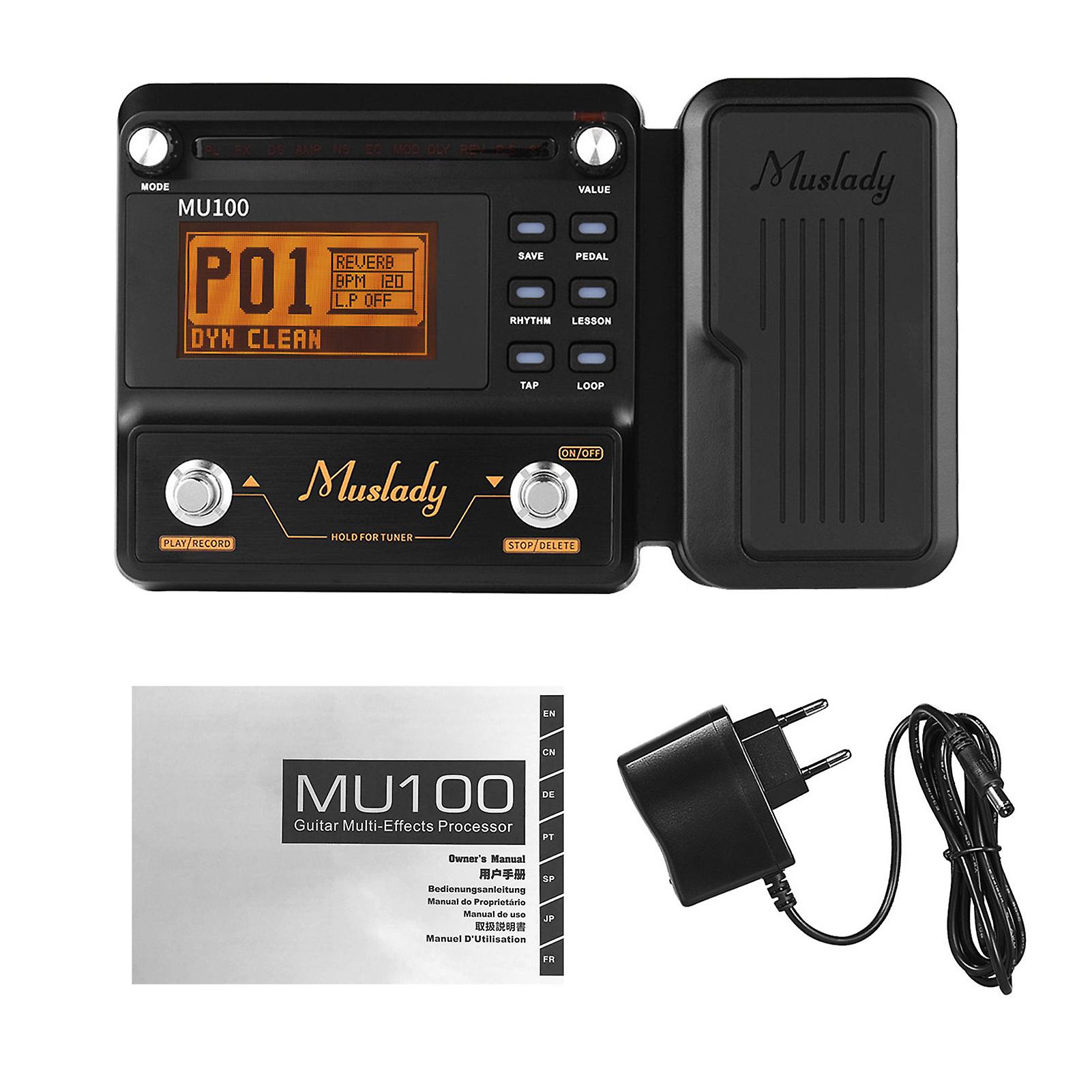 Mu100 Guitar Multi-effects Processor Electric Guitar Effect Pedal