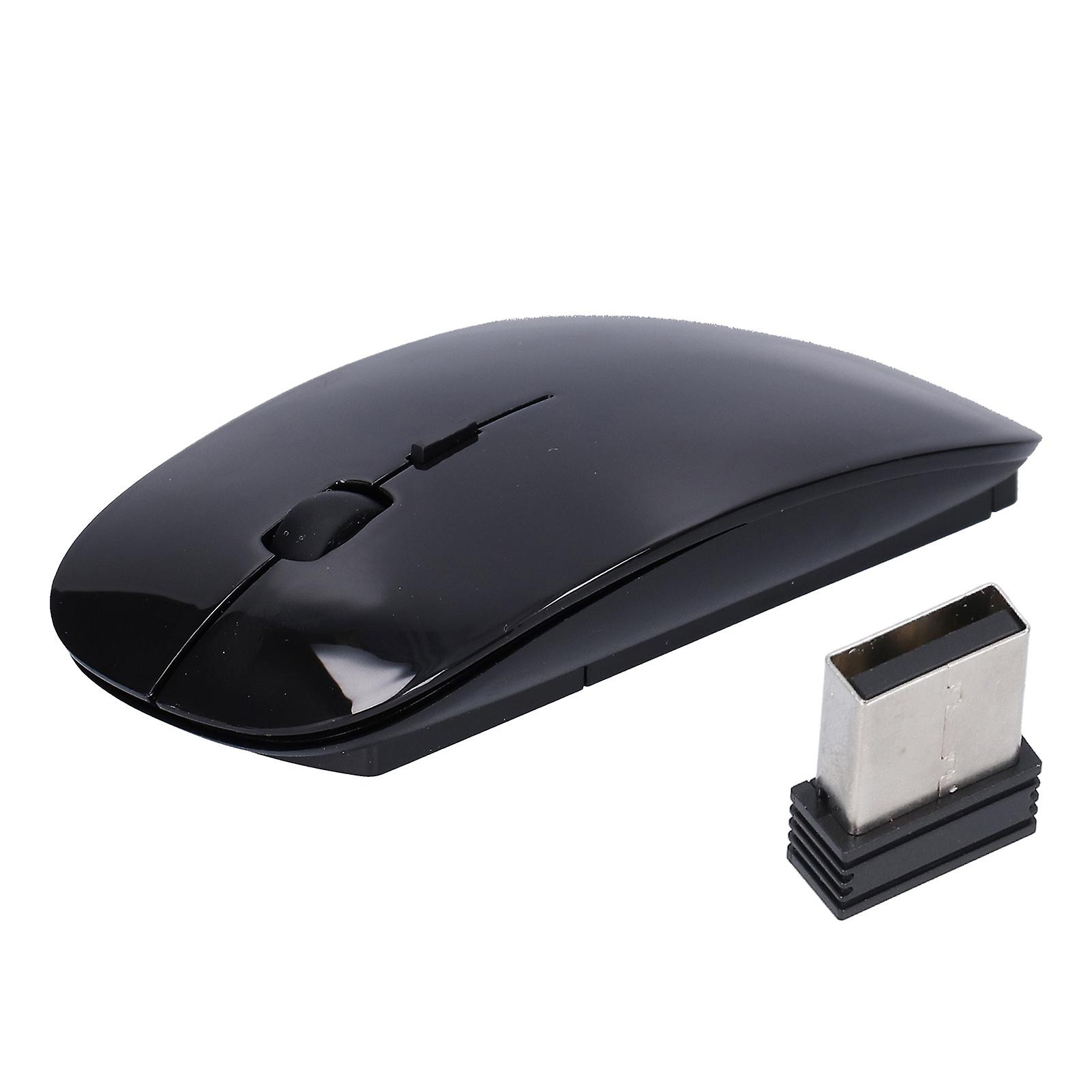 Wireless Mouse Smart Slim Portable 2.4G Cordless Mouse with USB Receiver for Office Laptop Computer Tablet