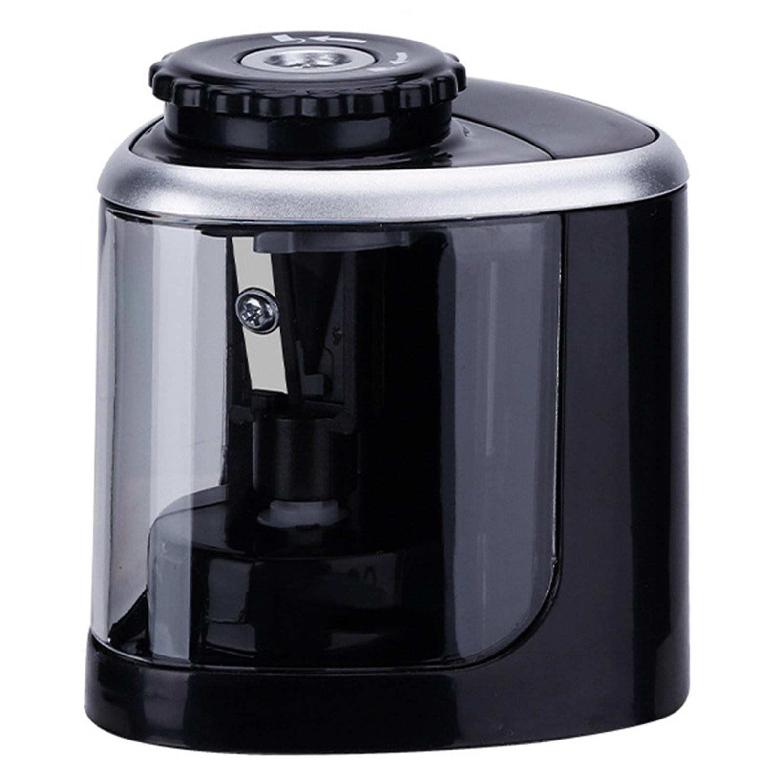 Lápis Elétrico Sharpener plástico metal ajustável Sharpener elétrico de parada automática para lápis de 6 a 8mm