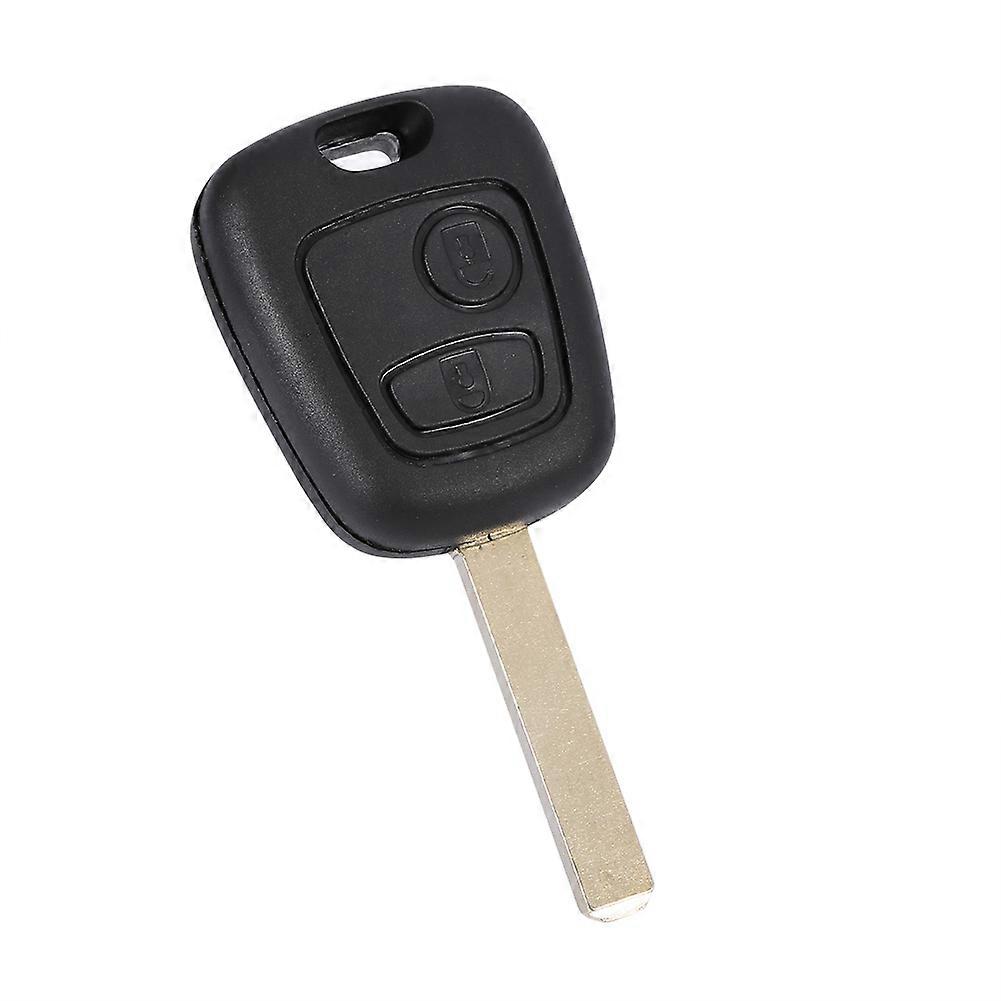 2 Buttons Uncut Blank Blade Remote Car Key Fob Shell Case For Peugeot 107 207 307 407