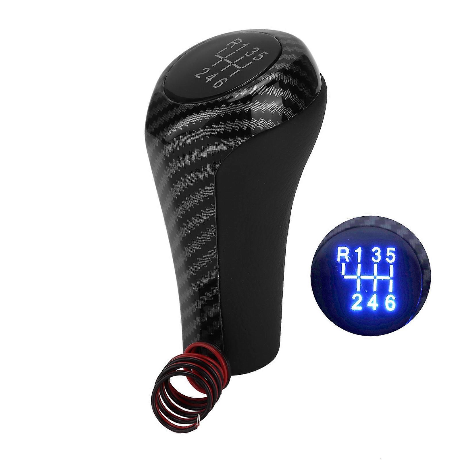 Carbon fiber gear shift knob with light for 1 Series E81 E82 E87 E88 F20