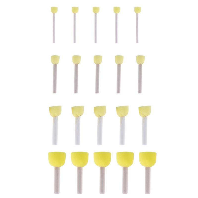 20pcs Sponge Drawing Brush
