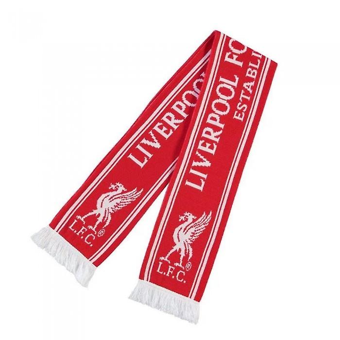 Liverpool FC Established 1892 Jacquard Knitted Scarf