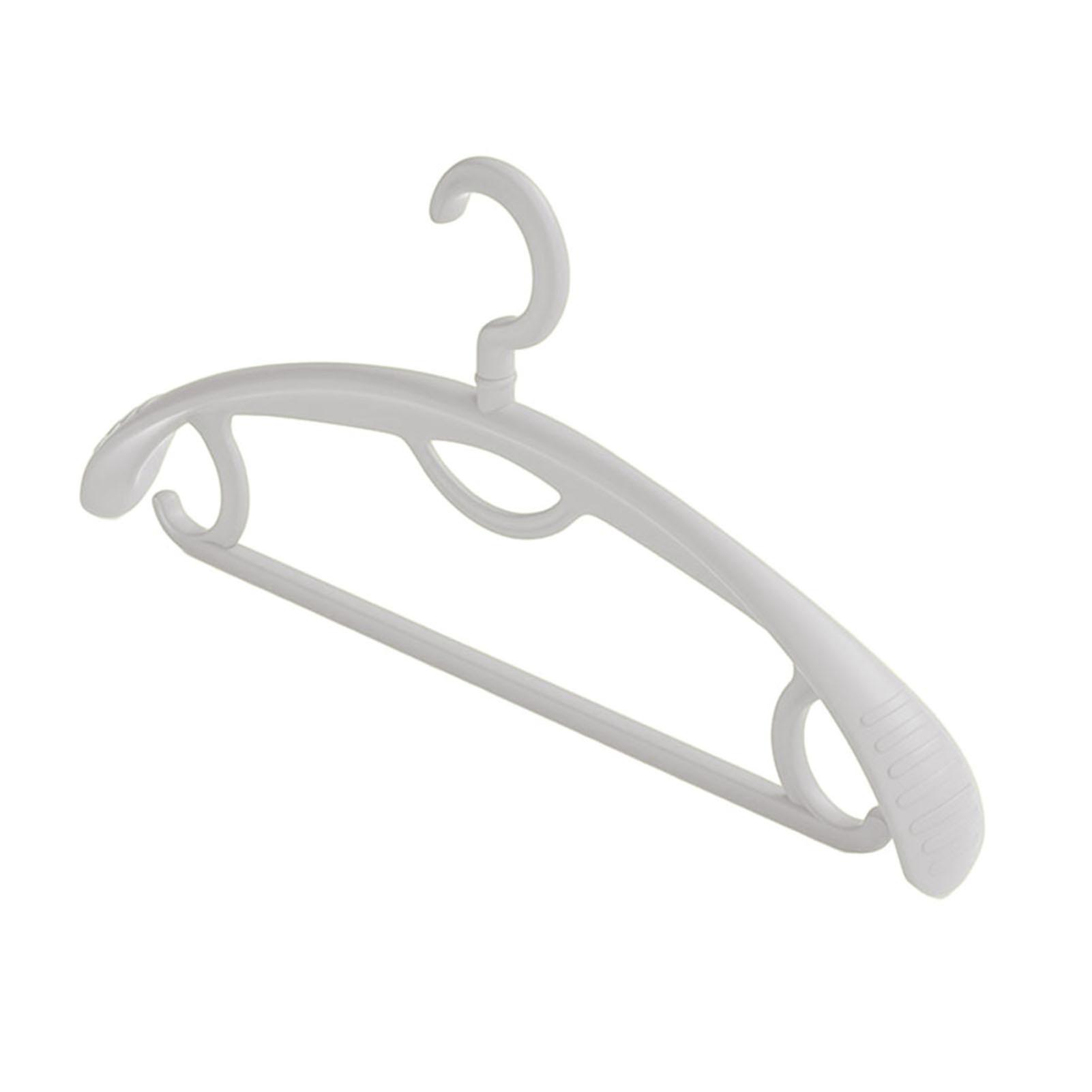 Clothes Rack Vintage Wide Shoulder Non-Slip Clothes Rack Winter Thick Clothes Drying Rack Dry Wet Hanging Clothes Rack