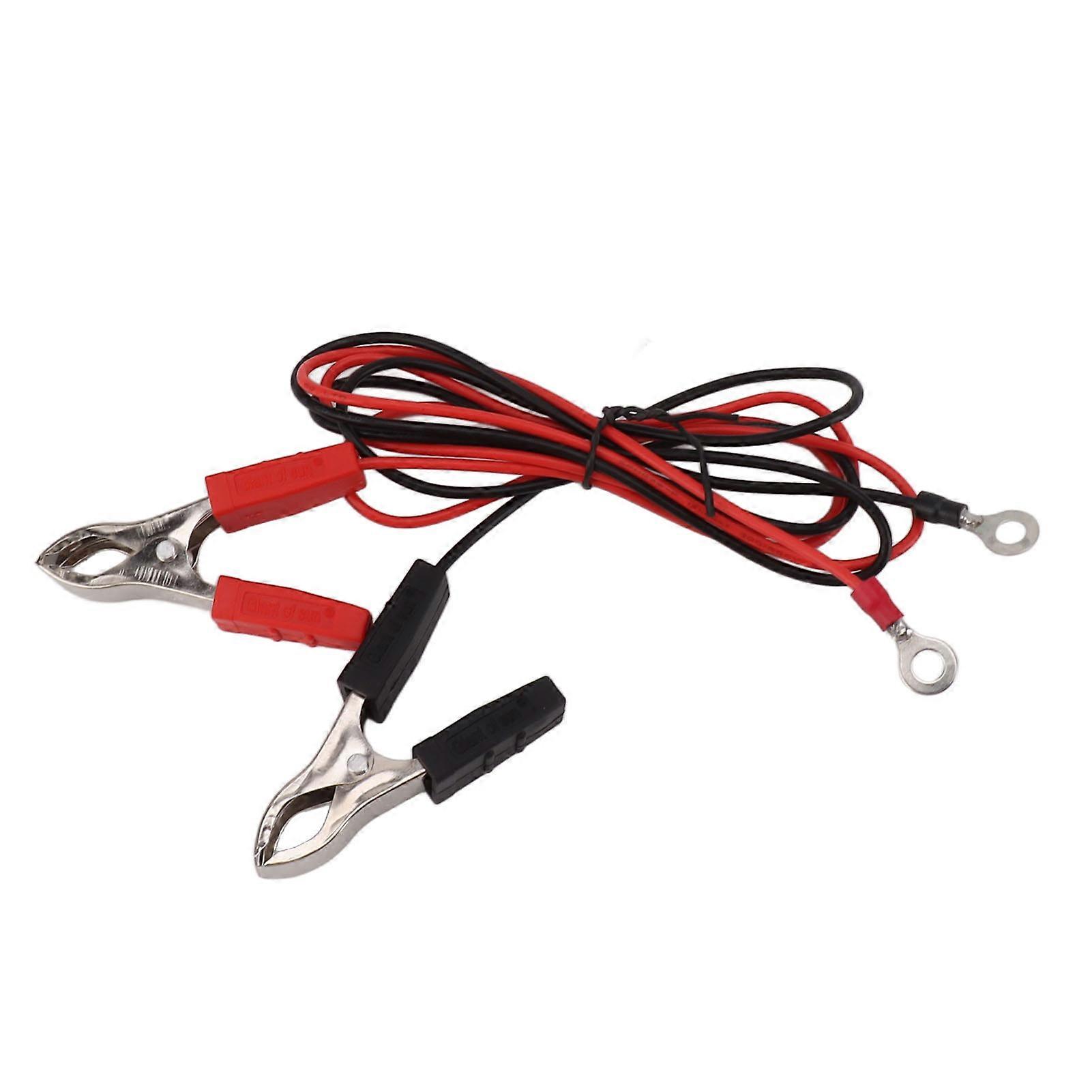 Secure Your Farm with 2-Piece Copper Electric Fence Wire Connectors - Safe and Practical Electric Fence Jump Leads and Clips