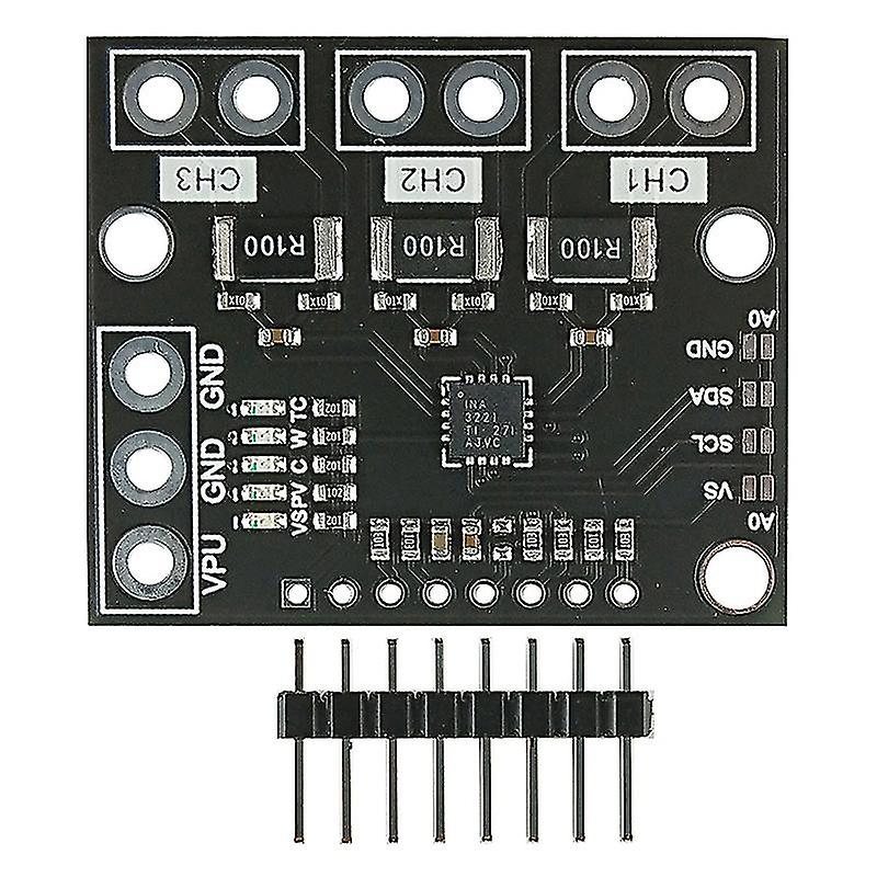 I2c Smbus Ina3221 Triple-channel Shunt Current Power Supply Voltage Monitor Sensor Board Module Rep (haoyi