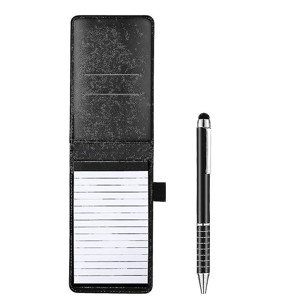 12-Piece Small Pocket Notepad Holder Set Mini Pocket Notepad Holder with 10 Pieces 3" X 5" Memory