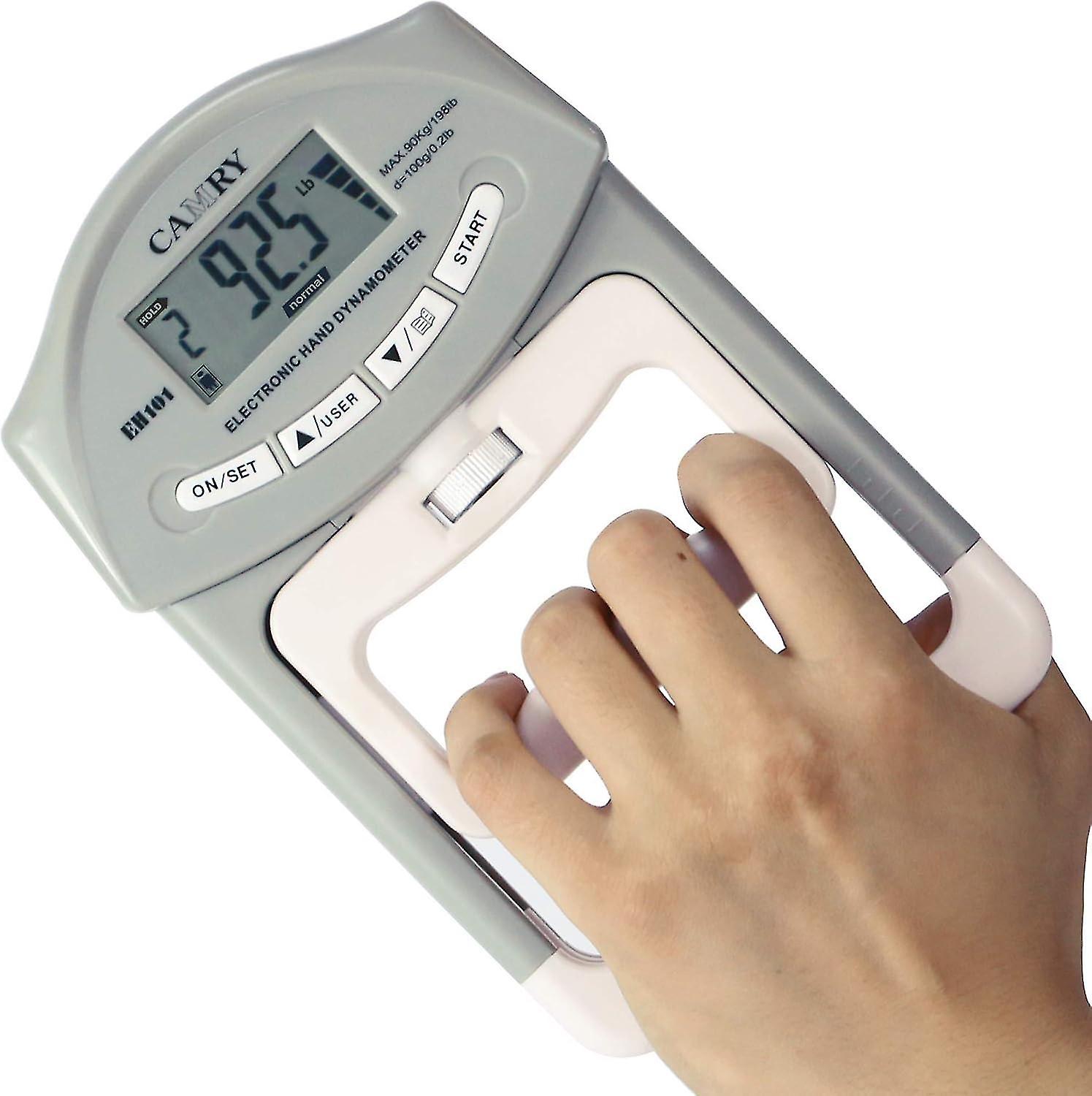 Digital Hand Dynamometer Grip Strength Measurement Meter Automatic Record Hand Grip Power