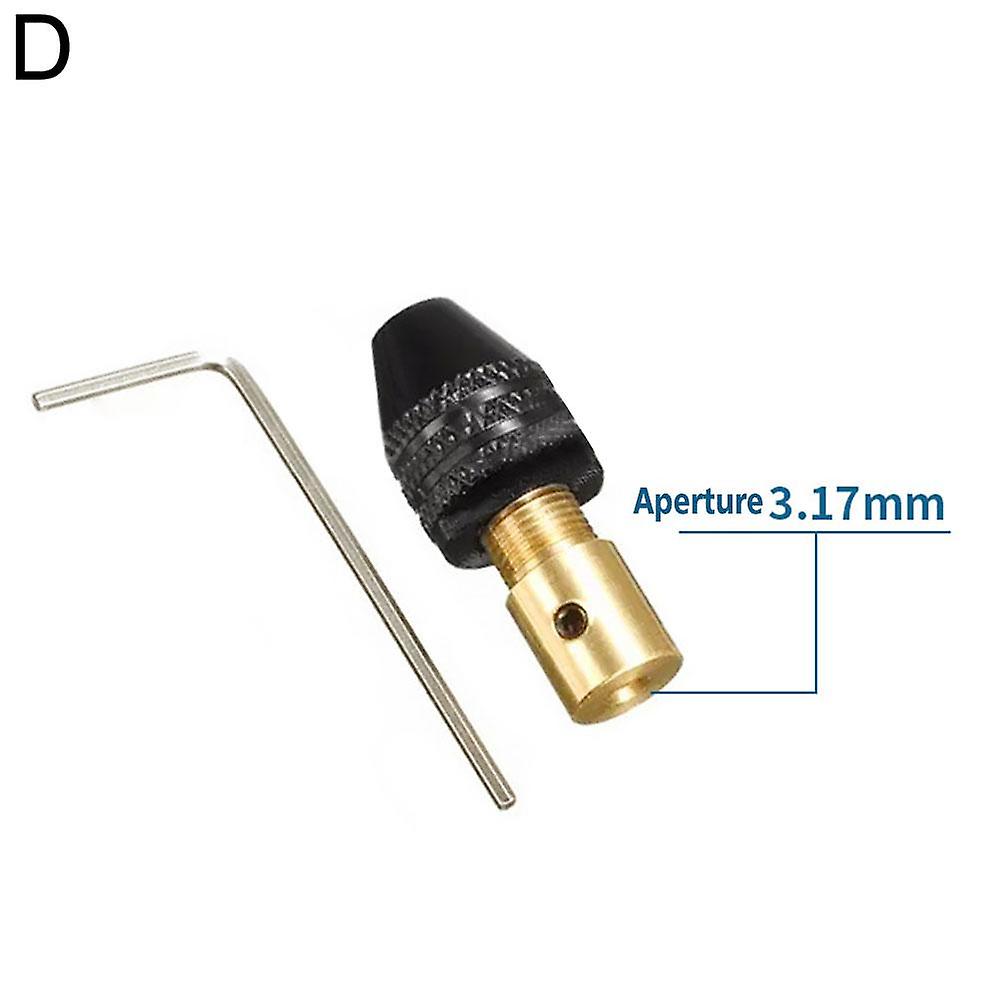 Drill Chuck 2-5mm Mini 3 Jaw Quick Change Adapter Fixing Device Tool