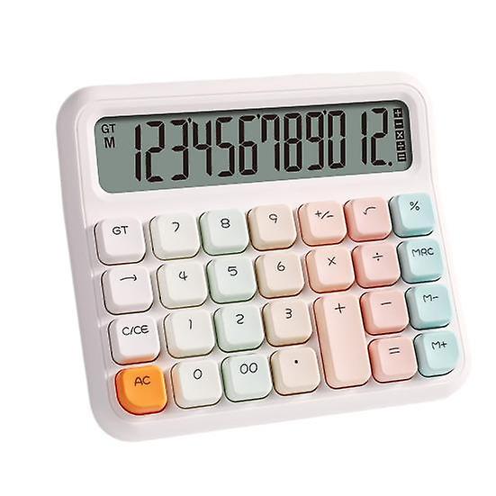 Basic Calculator with Extra Large LCD Display Easy to Read Battery Powered Portable Office Home Use Desktop Calculator