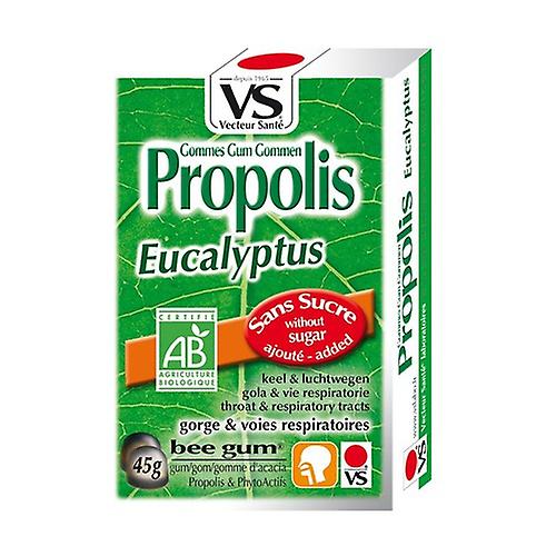 Organic Propolis Eucalyptus Gums without sugar 45 g