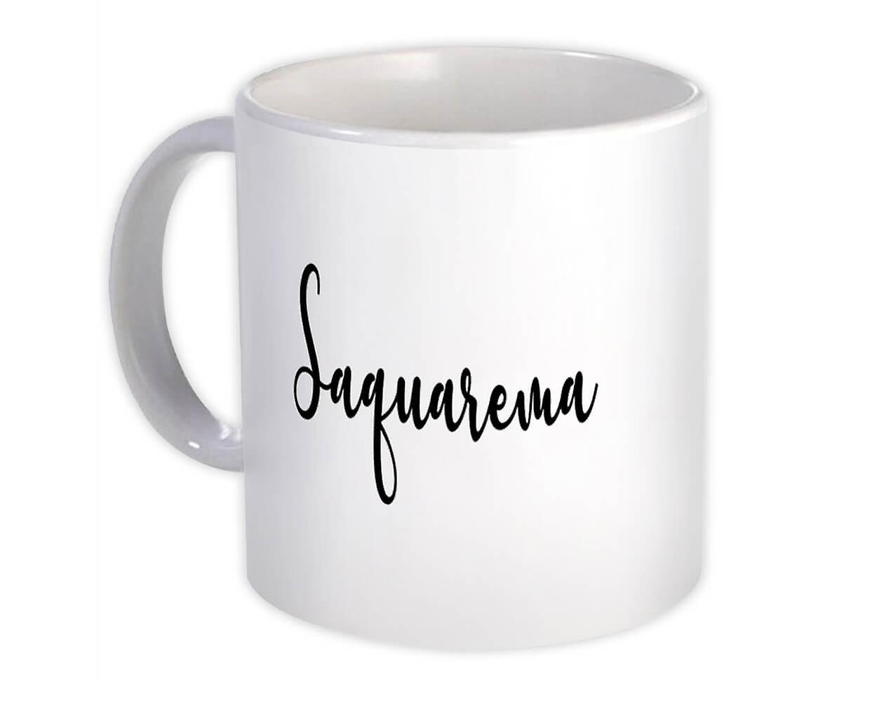 Cadeau mok: Saquarema Cursive