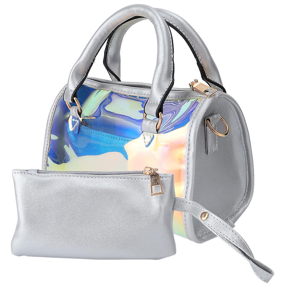 Moda Donna Singola Borsa A Tracolla Borsa A Tracolla Borsa Casual (Argento)