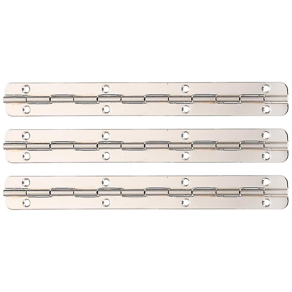 3pcs Piano Hinge Long Table Hinge Flush Hinges 180 Degree Hinges Piano Hinge