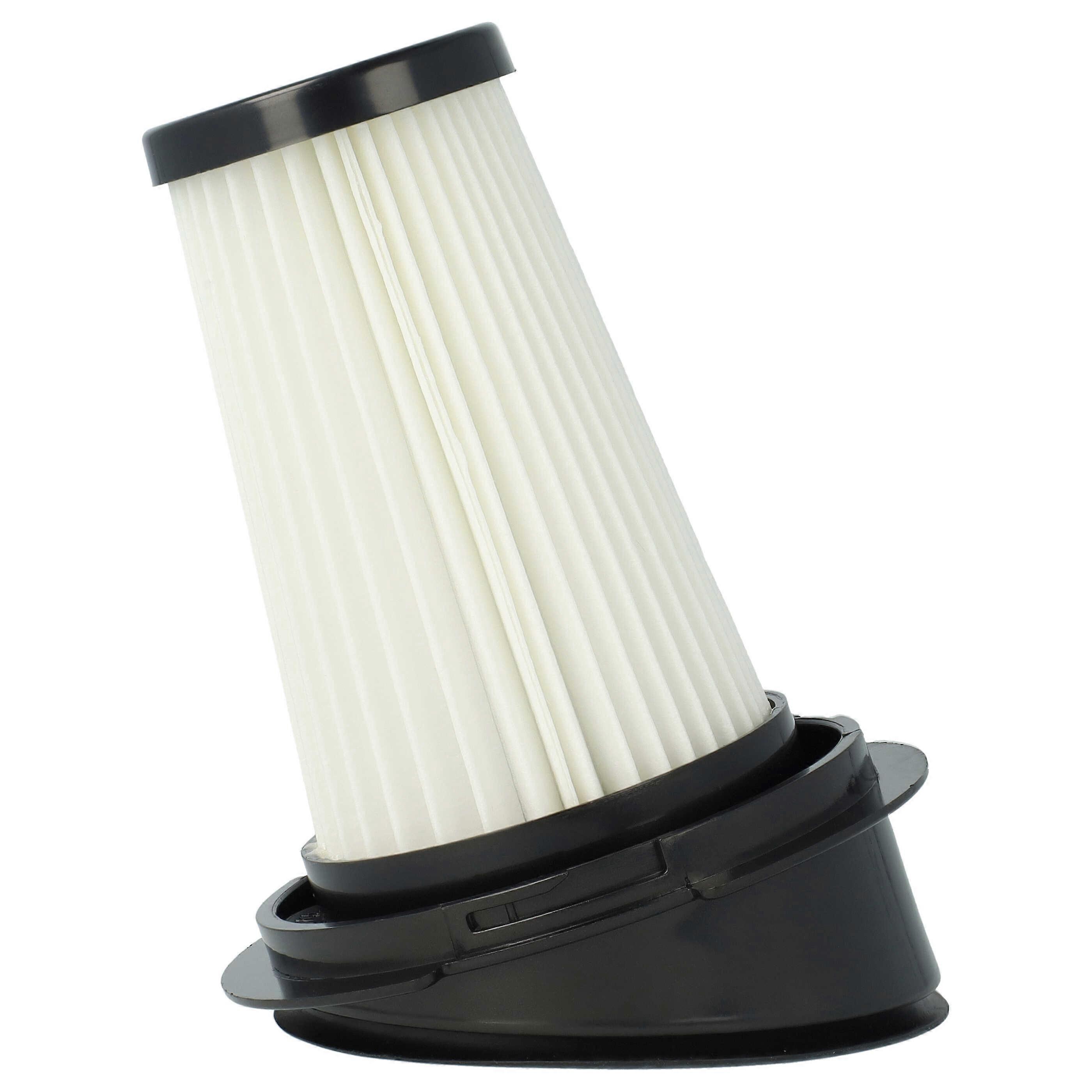 Filtru de aspirator vhbw compatibil cu aspirator Rowenta Air Force Light RH6543WH/BA0, RH6547WH, RH6545WH, RH6543WH - Filtru HEPA Negru Alb