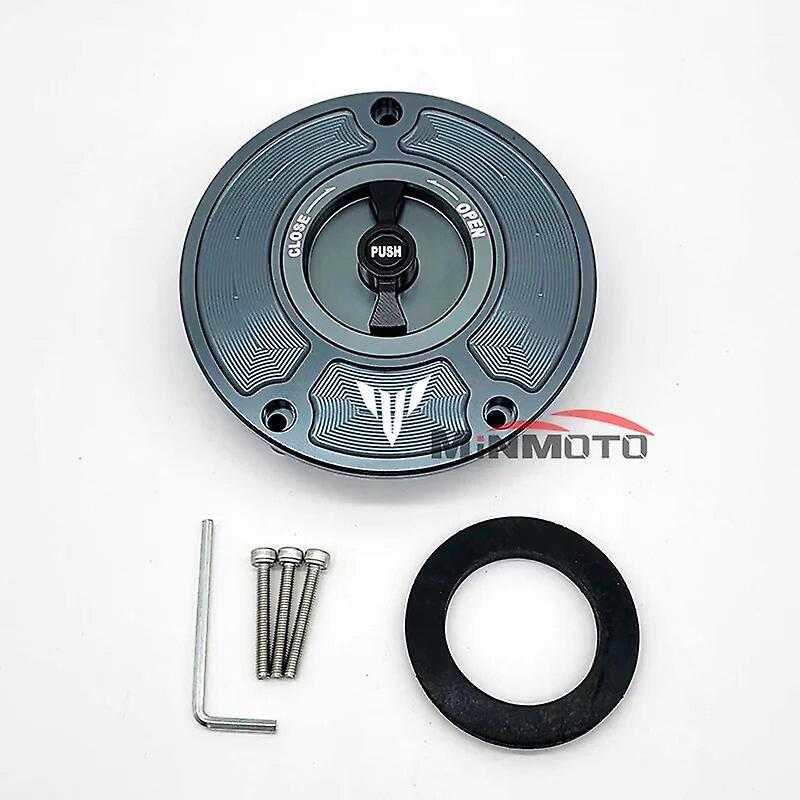 CNC-Aluminium-Keyless-Motorradzubehör Kraftstoff-Gas-Tankdeckel-Abdeckung für Yamaha Mt-01 Mt-03 Mt07 Mt-09 Mt-10 Mt-25 Mt125