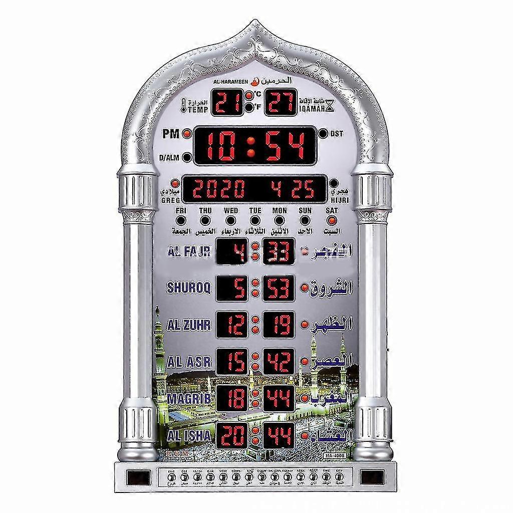 Azan Clock,prayer Time- Table Clock,muslim Digital Alarm,ha-4008