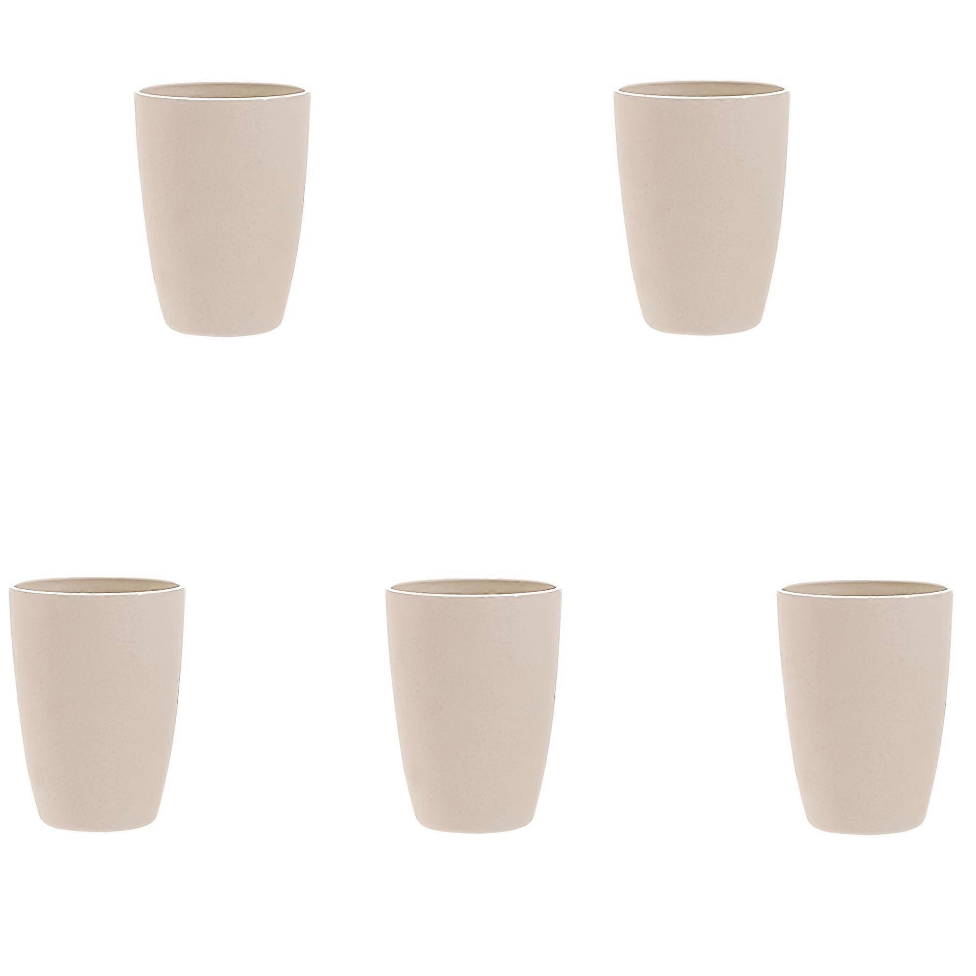 5pcs, tasse incassable en paille de blé (12 oz), gobelets réutilisables, gobelets lavables au lave-vaisselle, sans BPA