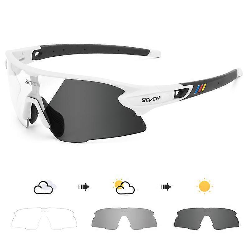 Brand Cycling Photochromic Bike Cycling Sunglasses Man Bicycle Goggles Outdoor Sport Fishing Glasses Cycling Mtb Glasses Eyewear
