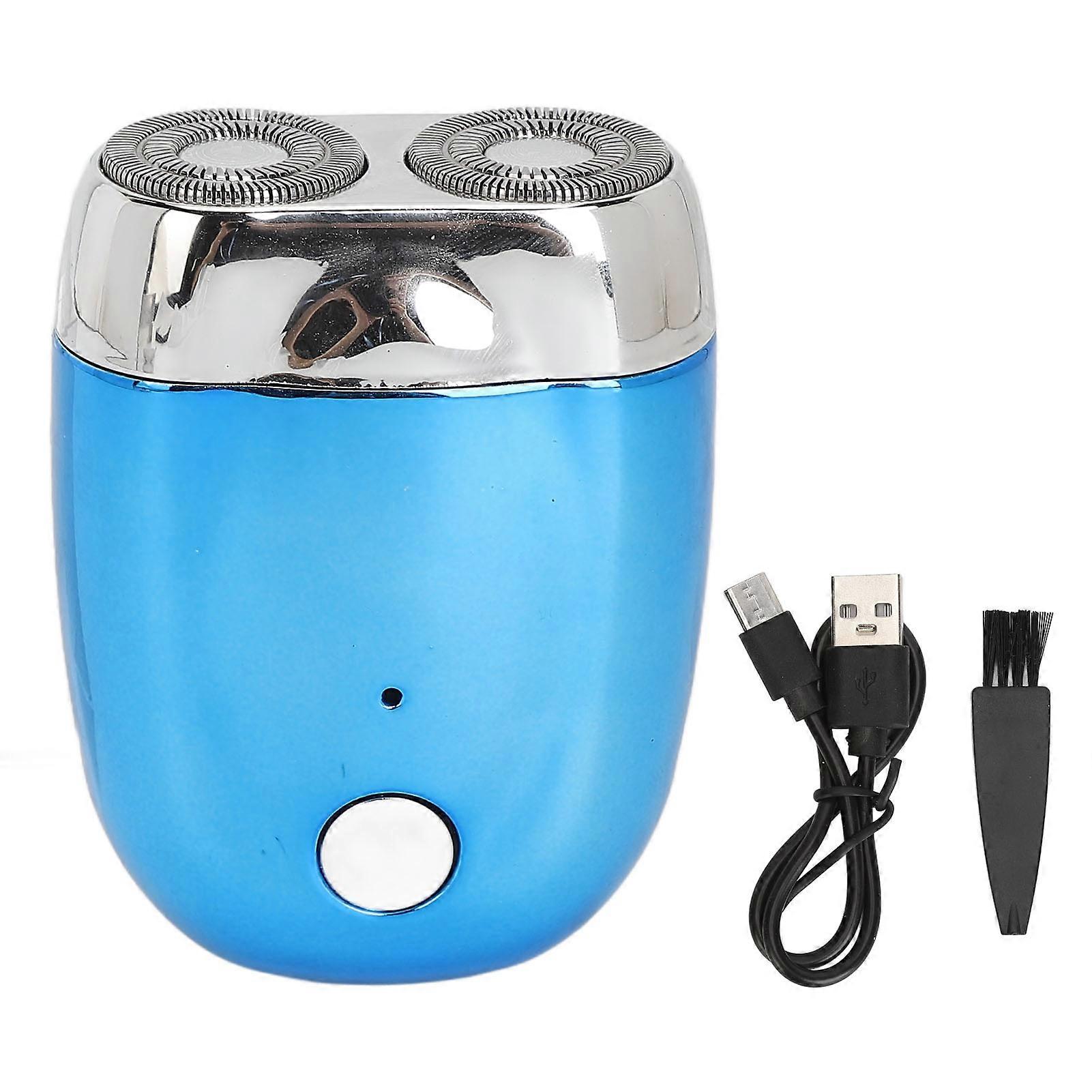 Mini Electric Razor Portable Flexible Rechargeable Cordless Beard Trimmer With Magnetic Head