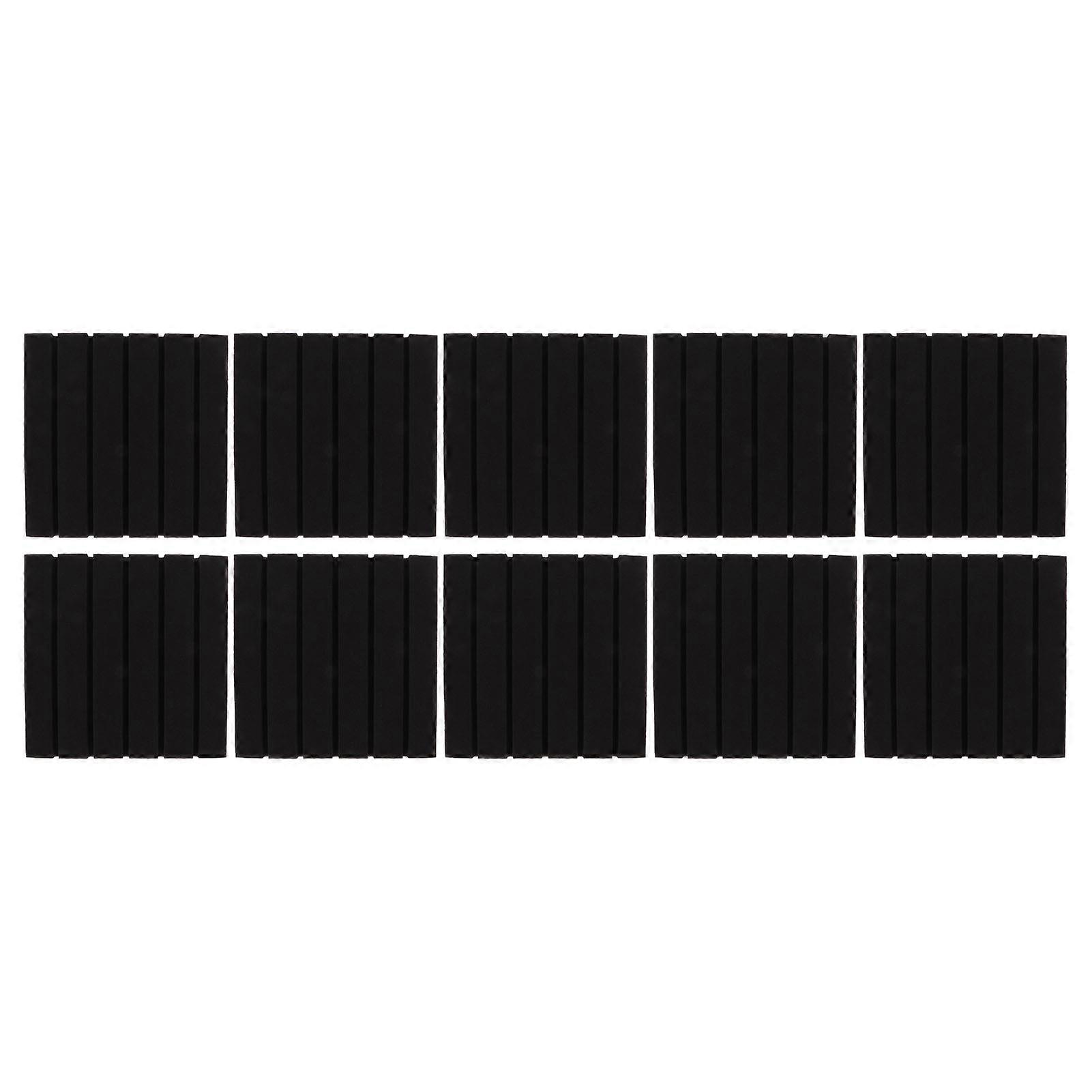 10 Pz Schiuma Acustica Poliuretano Insonorizzato Inquinamento Acustico Riduzione Strumento Fonoassorbente per Home Office