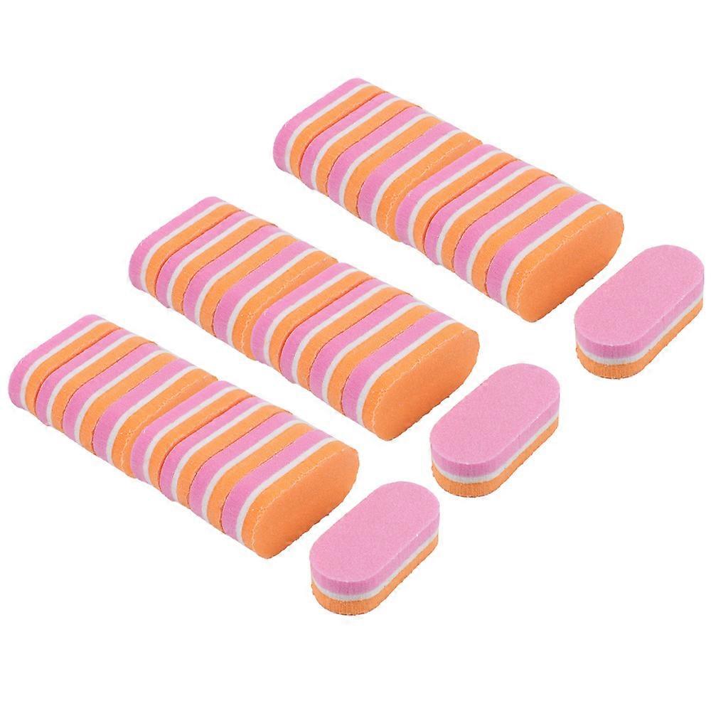 Mini Nail Files Block, Nail Buffers for Nails, Mini Buffing Block Double Sided for Manicure Tools 100 Pcs