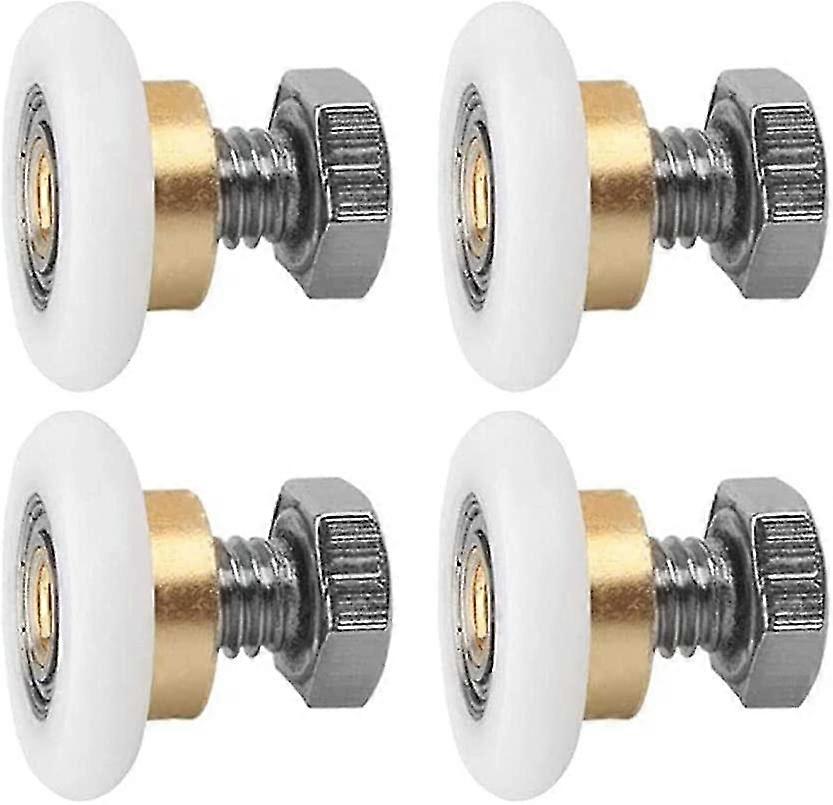 Sliding Door Roller, 4 Pcs Shower Rollers, Shower Runners, Roller Caster Wheel(20mm)