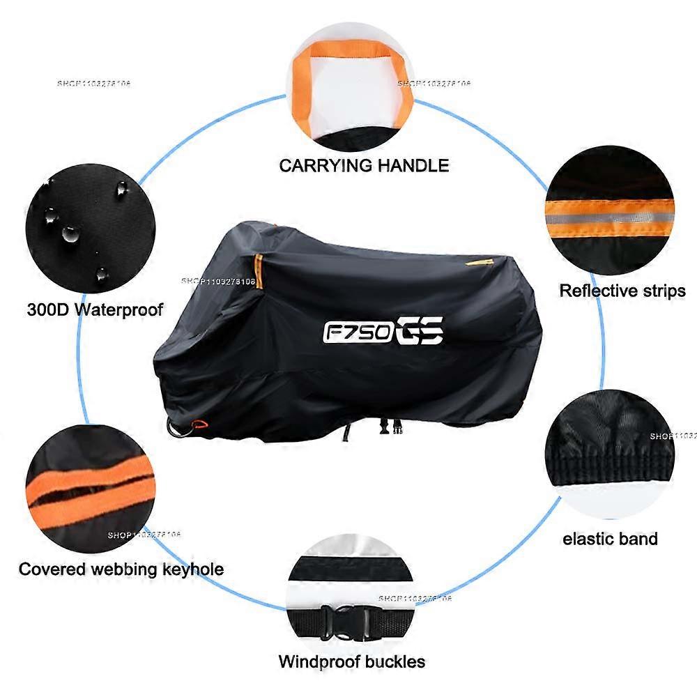 4XL Motorcycle Cover – Waterproof, UV Resistant, Dustproof – 420D Oxford – Fits Most Bikes