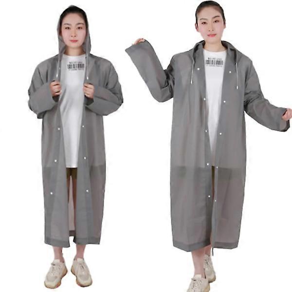 2 pcs Reusable Raincoat-Waterproof Breathable Portable Raincoat