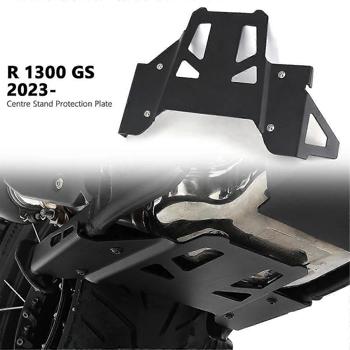 Plaque D'extension Béquille Latérale En Aluminium CNC Pour BMW R1300GS / R1300GS Adventure (2023-2025) - Noir - Stabilisation Moto - 2