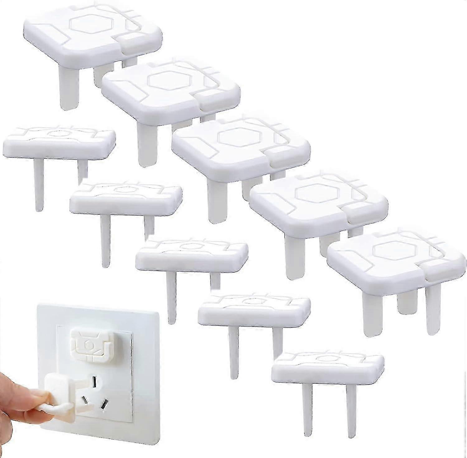 Baby Safety Plug Socket Covers - 30 Pack White Socket Protectors