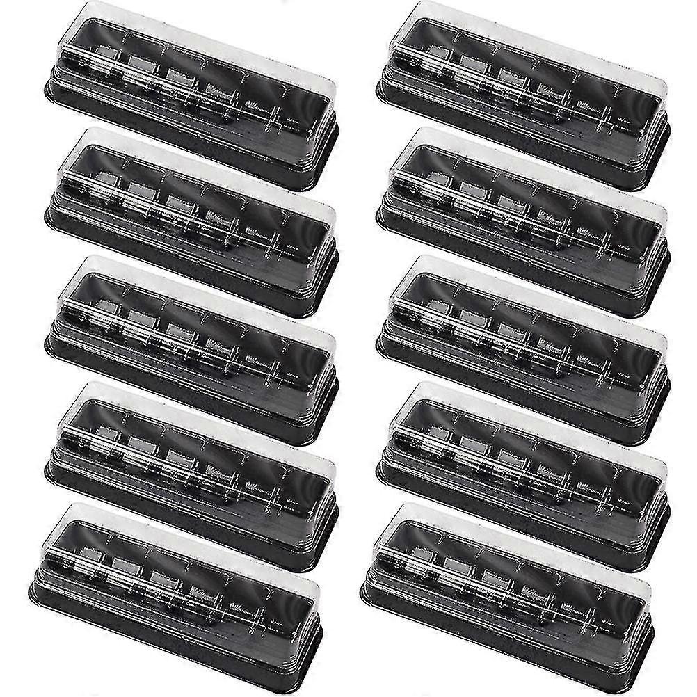 10Pcs Bakery Pastry Boxes Compact Macaron Cases Multi-function Macaron Packing Boxes