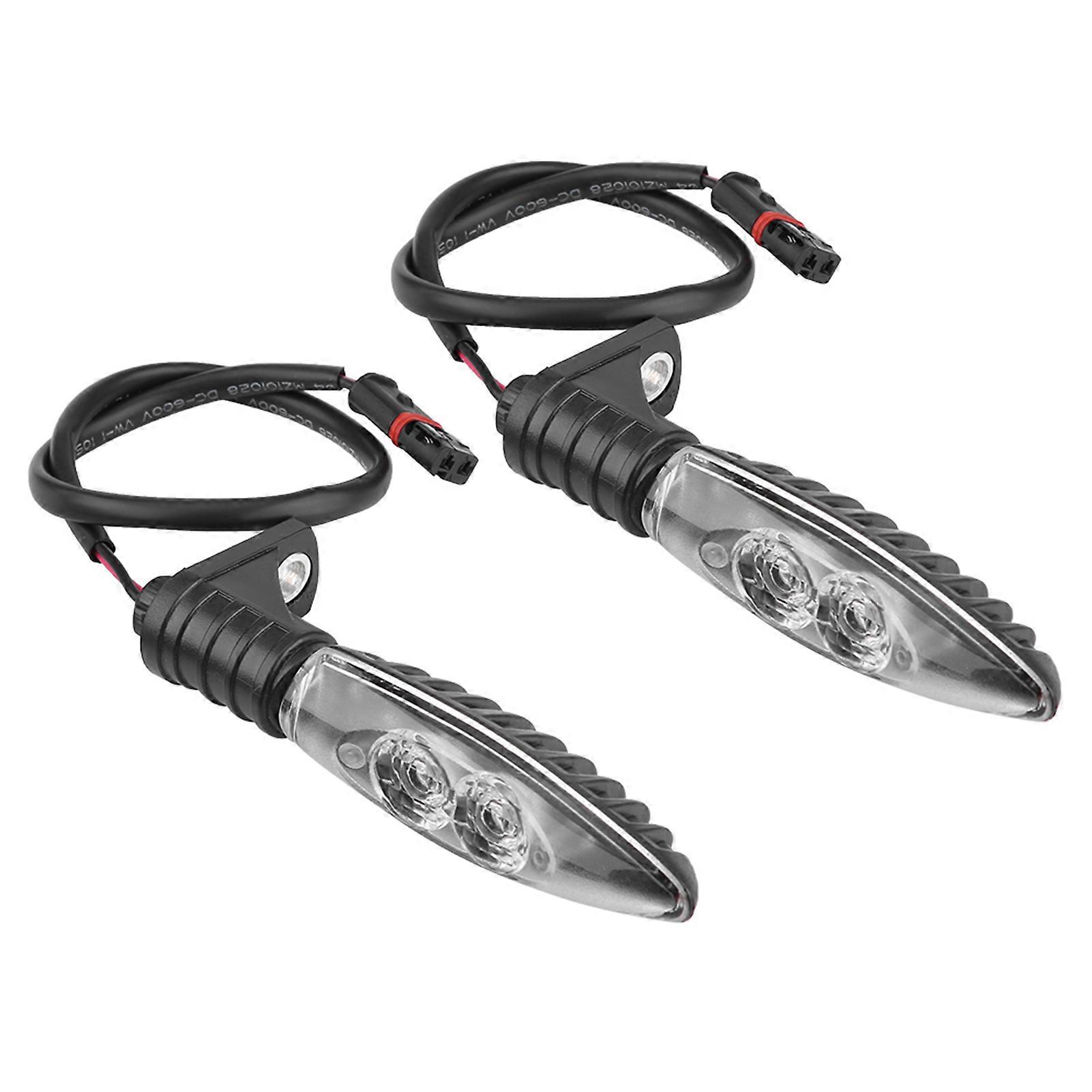 Pair of Motorcycle Turn Signal LED Lights Kit Direction Indicator Lamp for F800 Front