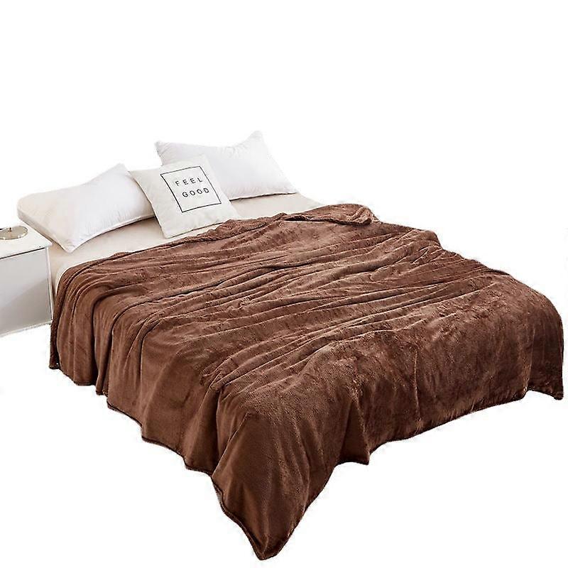 Lazy Blanket Winter Thickened Bed Coral Quilt Flannel Blanket Person Wool Blanket