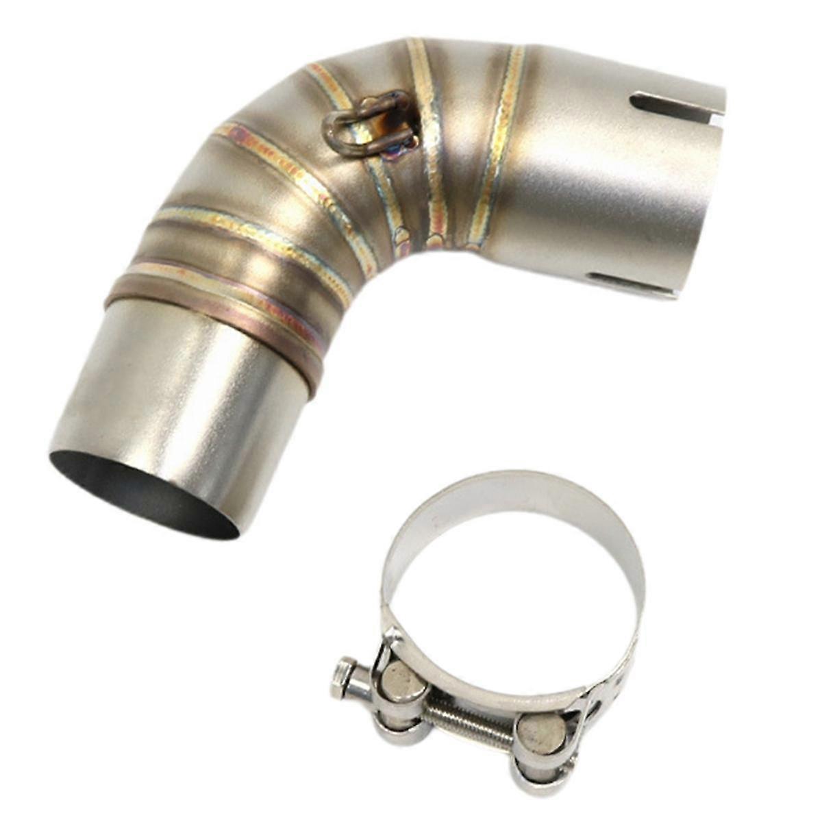 Motorcycle Modification Intake Manifold Connection Pipe 51mm Exhaust Pipe Middle Section for CB1000