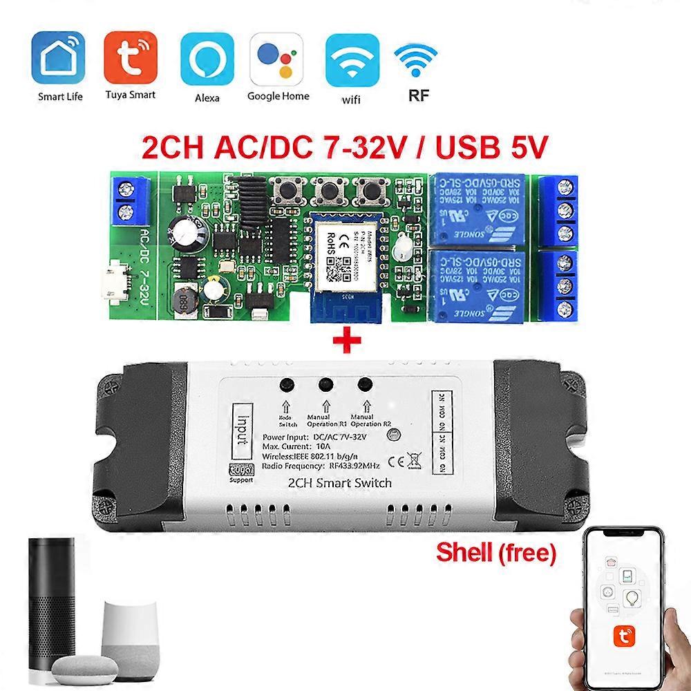 Smart WIFI Garage Door Opener Controller Smart Switch Garage Door Gate Remote Control Open Voice Control Tuya Alexa Google Home