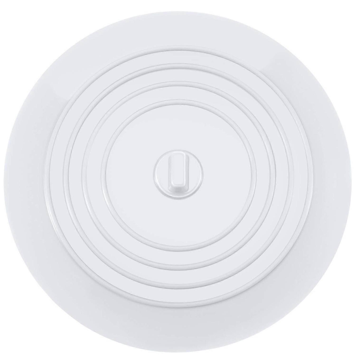 Yellow Silicone Drain Plug for Universal Use in Bath and Kitchen Sinks