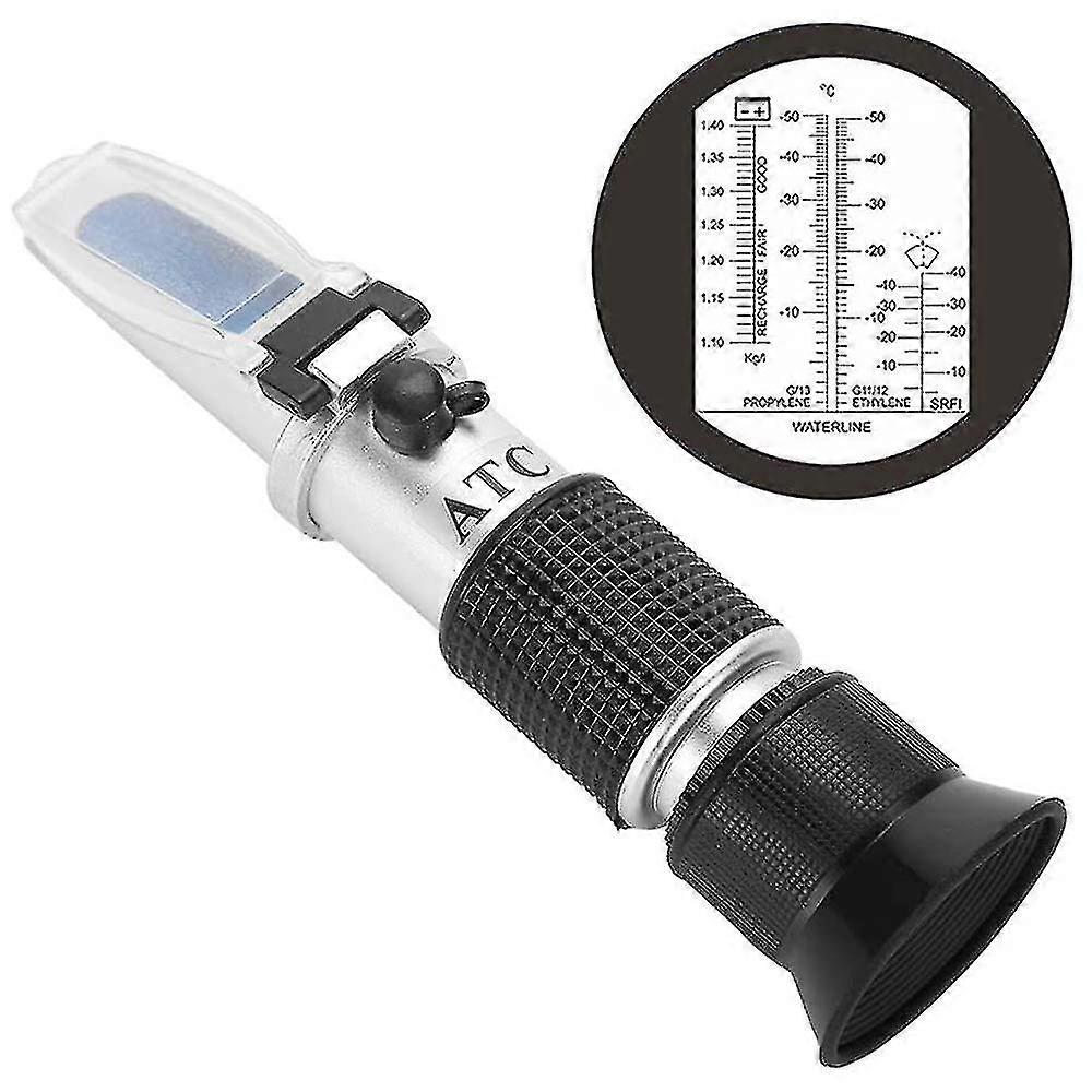 Convenient Small Handheld Antifreeze 4-in-1 Antifreeze Coolant Refractometer For Automobile Antifreeze System, Battery Acid And Windshield Washer Flui