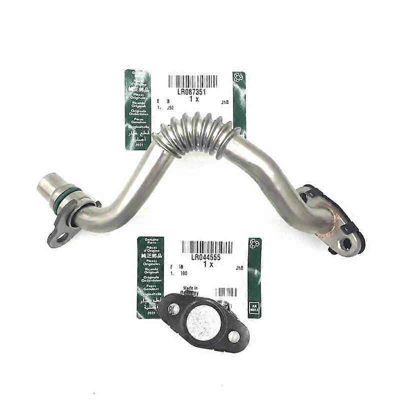 LR044555 LR087351 Modified Turbo Oil Drain Pipe with Blank Plug for Range Rover RR Sport Velar Discovery 4 Jaguar XF XJ 30L V6