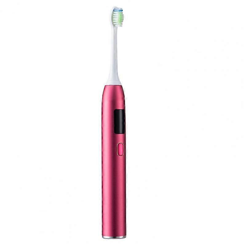 Replaceable Smart Toothbrush One-button Operation Comfortable Grip Low Voltage Ultrasonic Electric Toothbrush for Bathroom