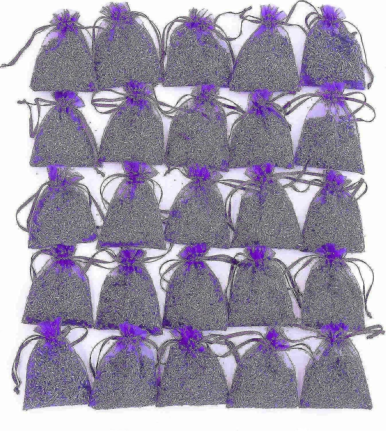 Bag Of 25 Sachets Dried Lavender Flower Lavender Sachets B
