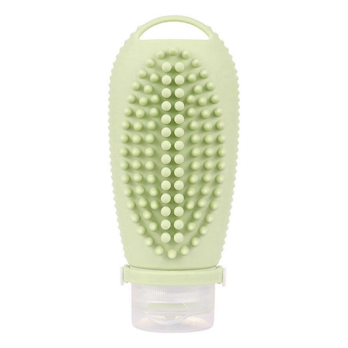 Silicone Travel Refillable Bottle Cleansing Brush Portable Shampoo Bottles Lotion Cosmetics Containers A