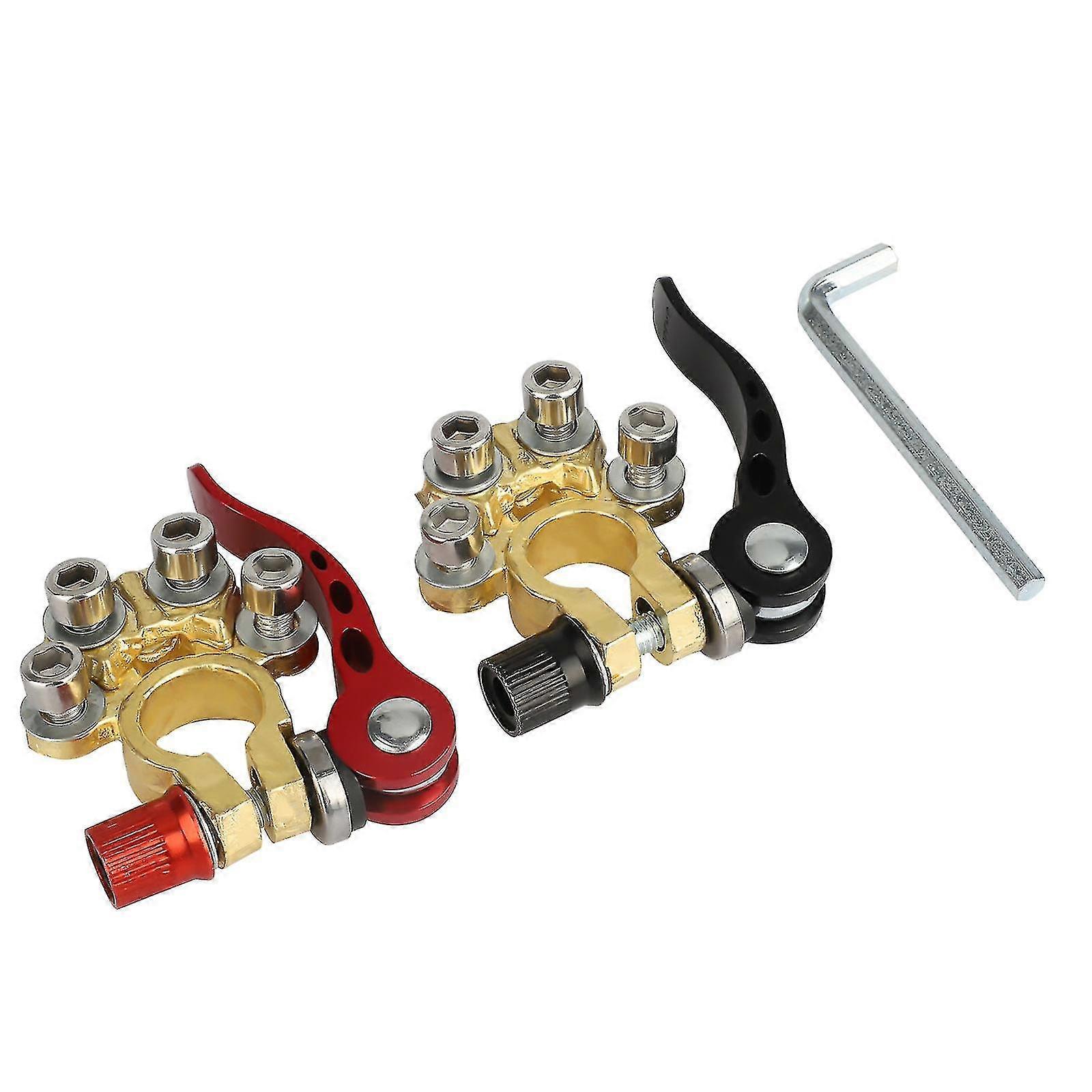 Auto Accu Terminal Connectoren Quick Release Loskoppelen Positief Negatief Happy H