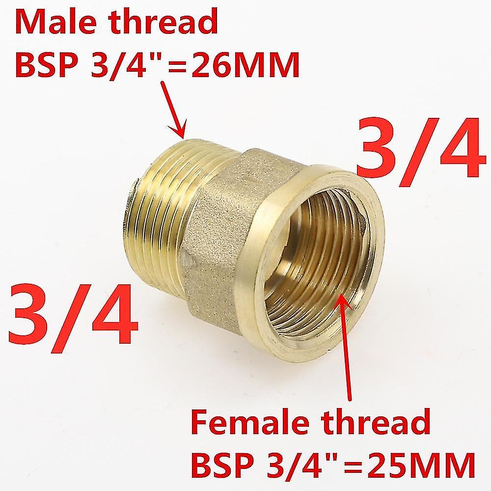 Pipe Connectors Male To Female Threaded Brass Coupler Adapter Pipe
