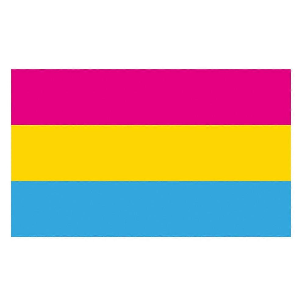 Pansexual Pride Flag 3x5ft - Rainbow Flag Vivid Color and Fade Proof - with Grommets