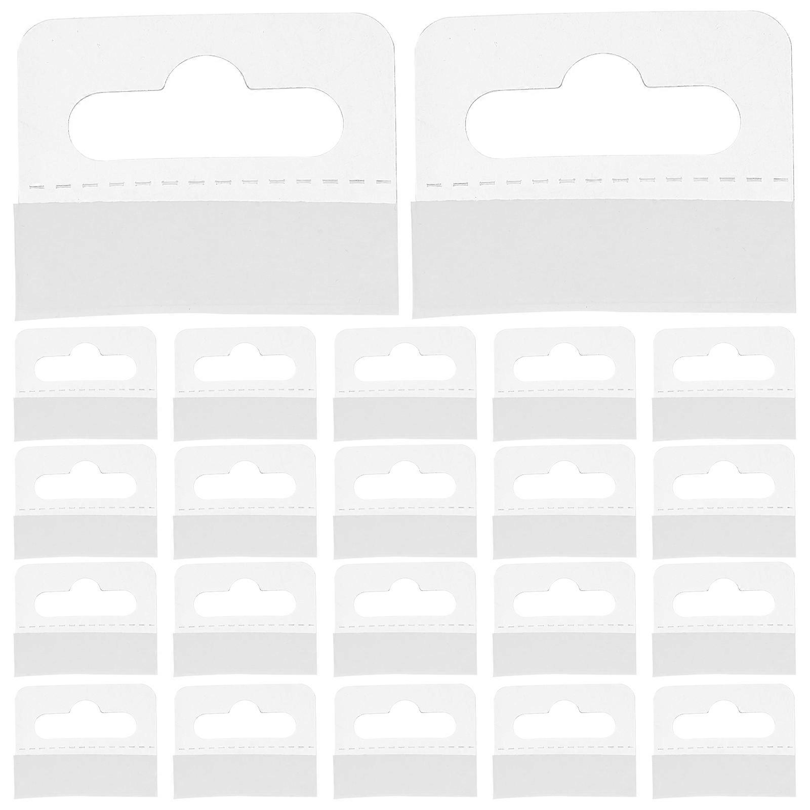 200pcs Plastic Hooks Hanging Retail Display Hooks Sticky Hooks for Display Labels