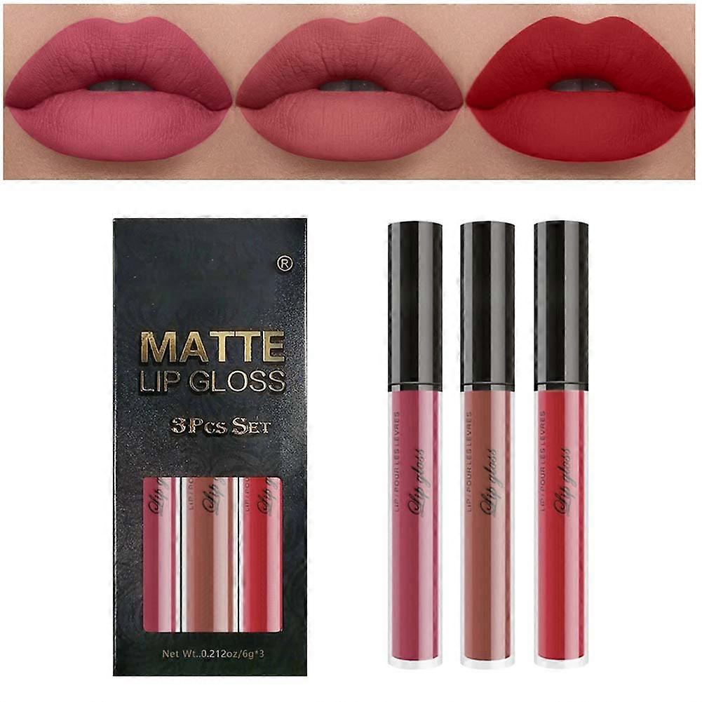 Matte Mist Lip Glaze Silky Liquid Lipstick Non-Stick Cup No-fading Lip Gloss